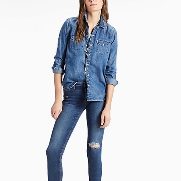 Lucky Brand Tops - Lucky brand classic denim shirt